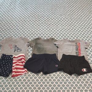 Bundle Of Kids Short Sets Size 3 To 6 Months Champion And Carter's